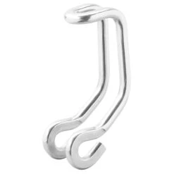 Busch + M&uuml;ller Scheinwerferhalter, Edelstahl, NiroDraht Silber, F&uuml;r &Uuml;berkopfmontage L:70 Mm, 475DU