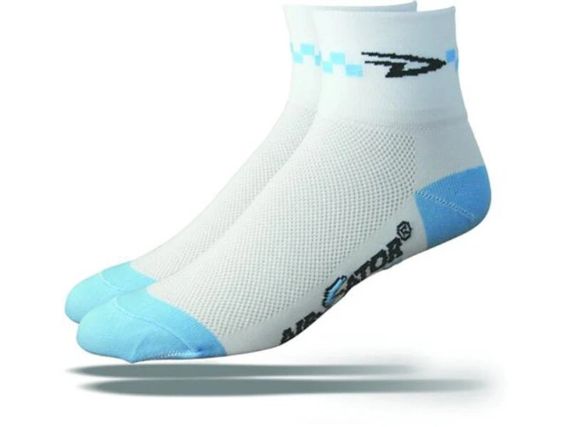 DeFeet Aireator D-Checker, Weiß/hellblau 1 DeFeet Aireator D-Checker, Weiß/hellblau