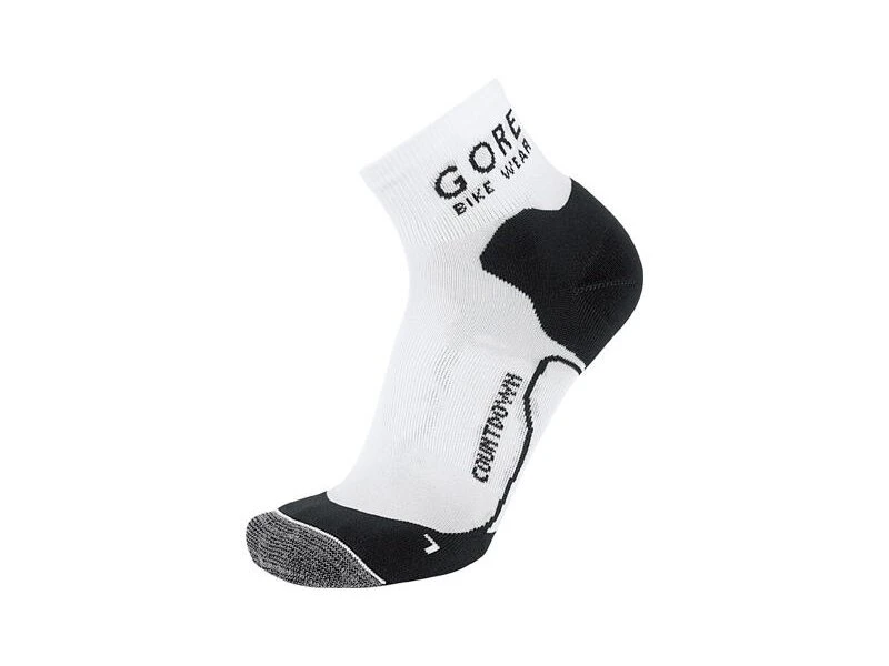 Gore Countdown Thermo Socken, Weiss/schwarz 1 Gore Countdown Thermo Socken, Weiss/schwarz