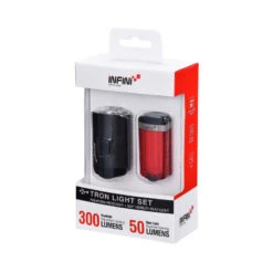 Infini Beleuchtungsset Tron Schwarz -Fahrradteileladen infini beleuchtungsset tron schwarz3