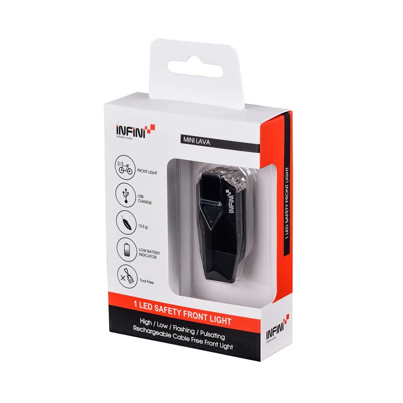 Infini Vorderlicht Mini Lava I-261W Schwarz 3 Infini Vorderlicht Mini Lava I-261W Schwarz - Image 3