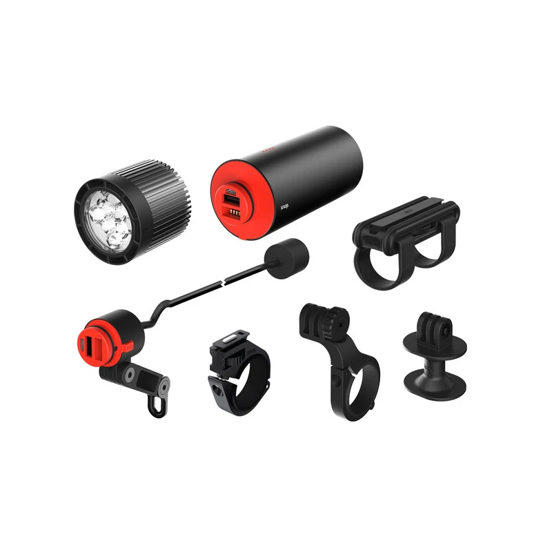 Knog Scheinwerfer PWR MTB 2000 Set Mit Helm- Und Lenkerhalter Black 1 Knog Scheinwerfer PWR MTB 2000 Set Mit Helm- Und Lenkerhalter Black