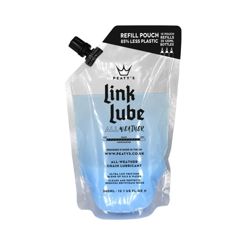 Peaty's LinkLube All Weather, Refill Pouch, 360ml 1 Peaty's LinkLube All Weather, Refill Pouch, 360ml