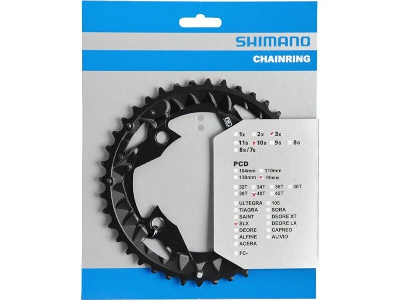 Shimano FC-M672-10 SLX Kettenblatt, 3x10fach 1 Shimano FC-M672-10 SLX Kettenblatt, 3x10fach