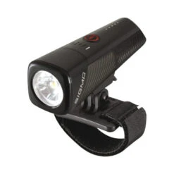Sigma Lampe BUSTER 800 HL Helmleuchte, 19810, Schwarz, 800 Lumen, USB-Ladekabel