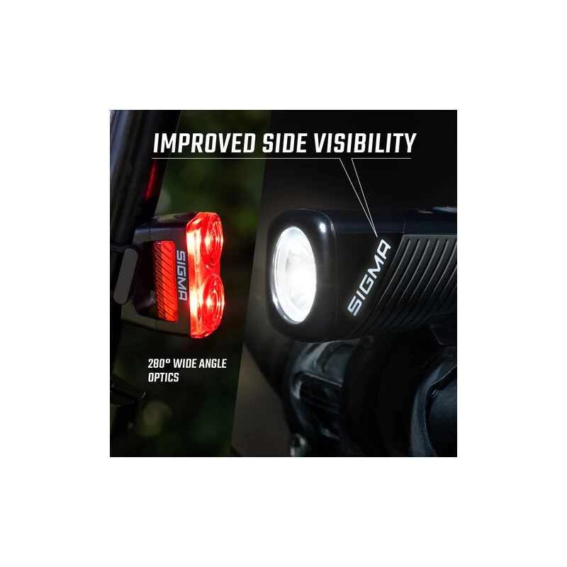 Sigma Lampe BUSTER 800 / RL 150 USB Set, 19820, Schwarz, 800 Lumen, USB-Ladekabel 3 Sigma Lampe BUSTER 800 / RL 150 USB Set, 19820, Schwarz, 800 Lumen, USB-Ladekabel - Image 3