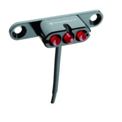 Supernova R&uuml;cklicht E3 Tail Light-FR, 6V Schwarz Kabelausgang Nach Unten, 950mm Kabel,