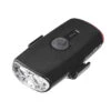 Topeak Headlux Dual USB Helmlampe, Schwarz Helmlampe, 140 Lumen Vorne, 10 Lumen Hinten, USB