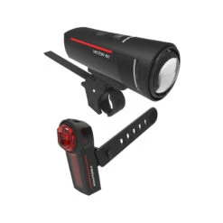 Trelock Beleuchtungs-Set LS 600 I-GO VECTOR 60 + LS 740 I-GO VECTOR REAR