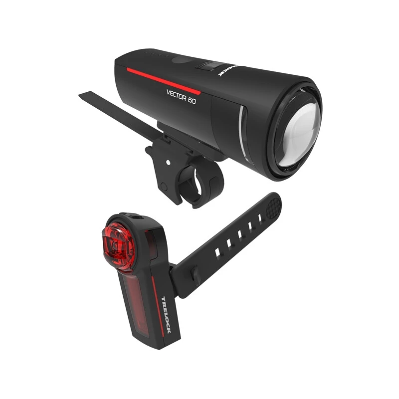 Trelock Beleuchtungs-Set LS 600 I-GO VECTOR 60 + LS 740 I-GO VECTOR REAR 1 Trelock Beleuchtungs-Set LS 600 I-GO VECTOR 60 + LS 740 I-GO VECTOR REAR