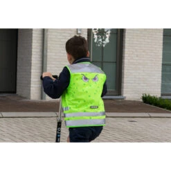 WOWOW Leuchtweste, NUTTY JACKET KIDS, GR&Uuml;N, S -Fahrradteileladen wowow leuchtweste nutty jacket kids gruen s3