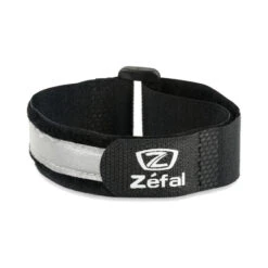 Z&eacute;fal Hosenband Doowah, 380mm, Klettverschluss Mit Reflexstreifen, Schwarz, Paar